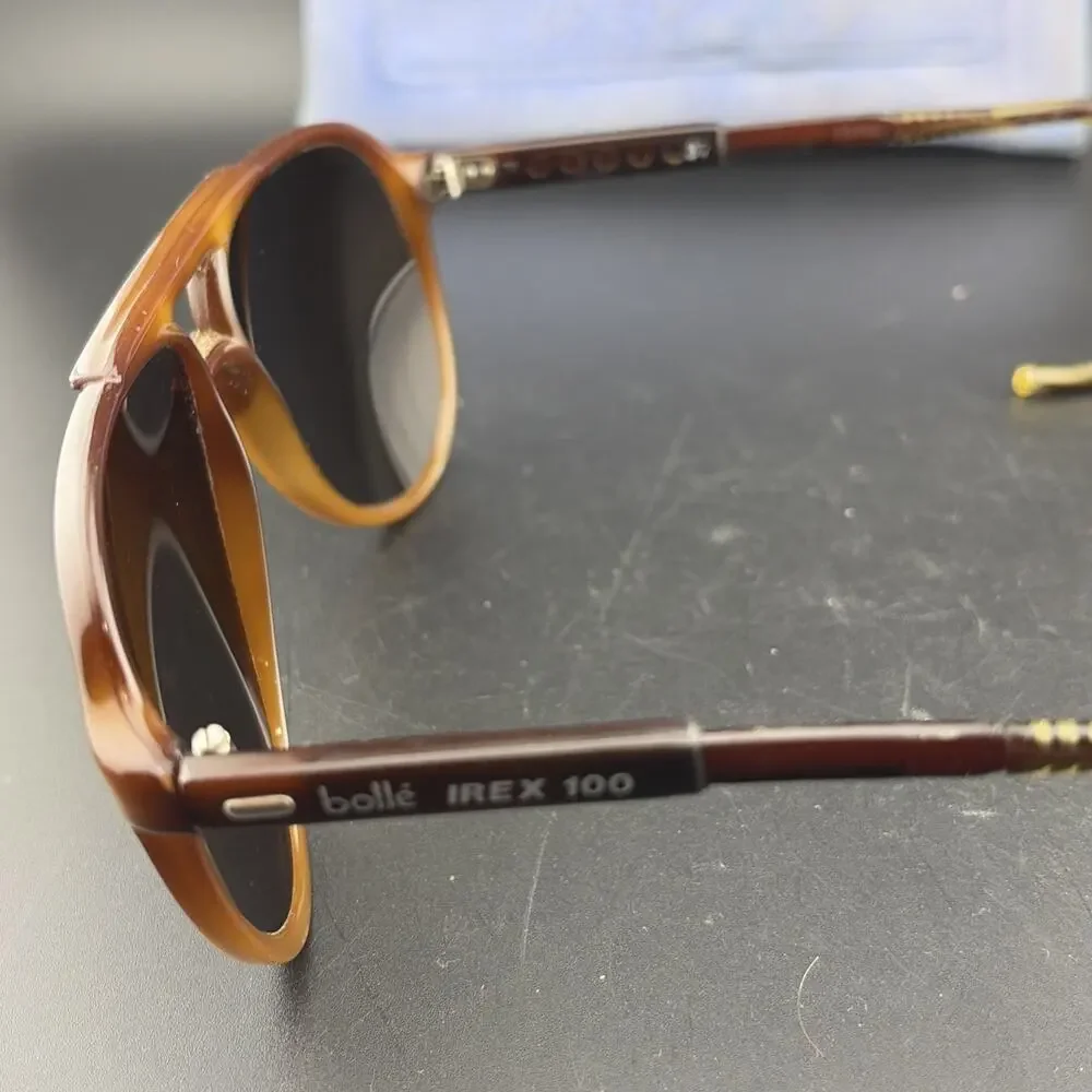Bolle IREX 100 Brown Sunglasses Temple Tips Made In France‎